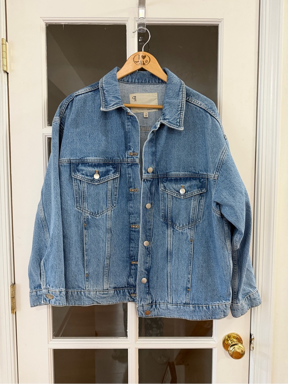 Pilcro Weston Denim Boyfriend Jacket - Size M - Picture 3 of 9